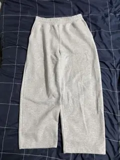 UNIQLO:C ユニクロシー スウェットワイドパンツ グレー Lサイズ