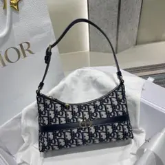 Dior オブリーク ショルダーバッグ ネイビー