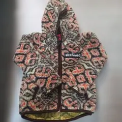 WILD THINGS フリースジャケット 幾何学模様