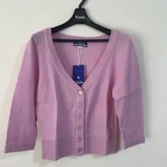 希少　バーバリーブルーレーベル ピンク綿カーディガンアンサンブル　ホースロゴ刺繍 楽天市場】バーバリー ブルーレーベル（カーディガン・ボレロ