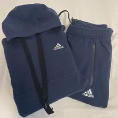 【即決可⭕️最終値下げ】美品　adidas トレーナー・パンツ2点セット（裏起毛）