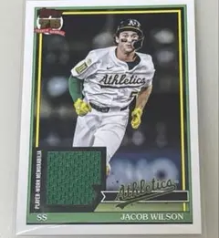 Jacob Wilson Athletics 렐릭 카드