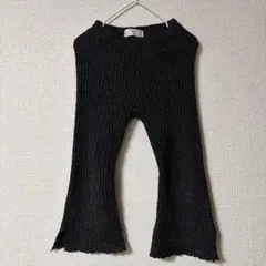 【即発送】ZARA ザラ キッズ ラメ リブパンツ ブラック サイズ98