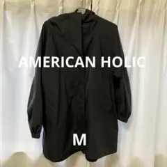 AMERICAN HOLIC 撥水加工フード付きドルマンコート