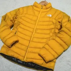 【希少】ノースフェイス ダウンジャケット サンダージャケット イエロー