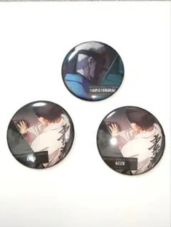 鬼滅の刃 ものがたる背中 缶バッジB　3点セット