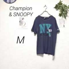 11968-2 Champion & SNOOPY 半袖Tシャツ M