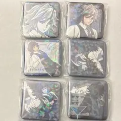 鬼滅の刃 ロト 冨岡義勇 グリッター缶バッジ 6点 レア 限定 モクテル