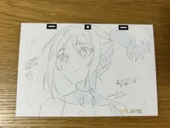 7日以内発送 から紅の恋歌 ラブレター アニメ原画レプリカ 服部平次