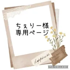 ちぇりー様　専用ページ