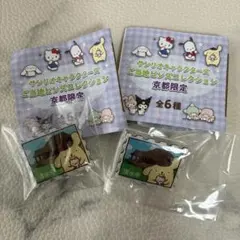 未開封　サンリオキャラクターズ ご当地ピンズコレクション 京都限定 2個セット