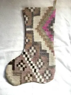 オールドキリム　クリスマスストッキング　トルコ直輸入