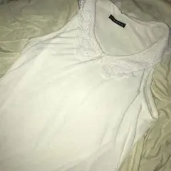 INGNI レース付きホワイトタンクトップ即買い大歓迎即買い大歓迎即買い大歓迎
