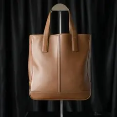 COACH トートバッグ 黒 ベージュ ナイロン×レザー 縦長 7707 - メルカリ