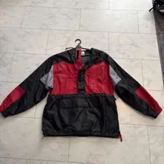 BARCEDOS EXCHANGE ナイロンジャケット 黒/赤