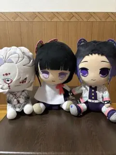 鬼滅の刃　胡蝶しのぶ　栗花落カナヲ　累　 まとめ売りぬいぐるみ　タグ付