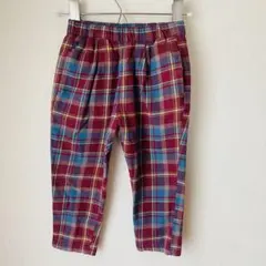 ブリーズ　チェックパンツ　100cm
