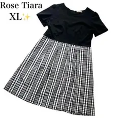 大きいサイズ！Rose Tiara ローズティアラ ロングワンピース　42 XLのサムネイル