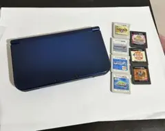 【ソフト付・即購入可】new Nintendo 3DS LL メタリックブルー