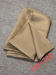 カーキ　裏地用生地 ポリエステル