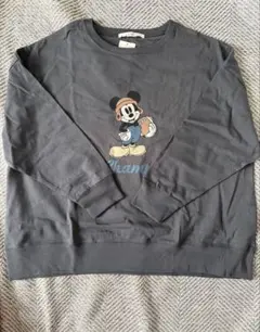 Lugnoncure ミッキーマウス Tシャツ フリーサイズ グレー