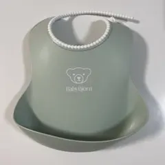 【新品未使用】BabyBjörn お食事エプロン グリーン