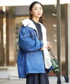 Wrangler×FREAK’S STORE/ボアデニムコート