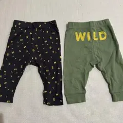 PEKKE 6M パンツ 2枚セット チャコールグレー グリーン