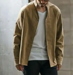 wjk reluxe】corduroy hook band collar