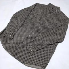 古着　【claiborne クレイボーン】長袖　コーデュロイ　シャツ　Lサイズ