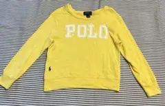 POLO ラルフローレン　長袖トレーナー　薄手　イエロー　サイズ4 100cm