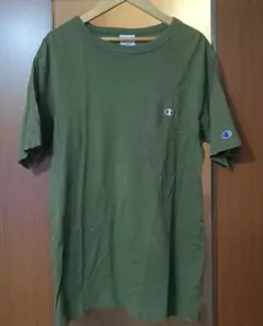 【美品】Champion オリーブグリーン Tシャツ Lサイズ