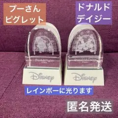 ディズニー　光る置き物　プーさん　ピグレット　ドナルド　デイジー　インテリア