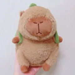 【明日発送可能◎】カピバラ ぬいぐるみ 亀リュック付き【お値下げ可能◎】