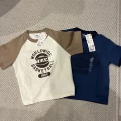 ユニクロ　Tシャツ　エアリズム　120 2枚セット