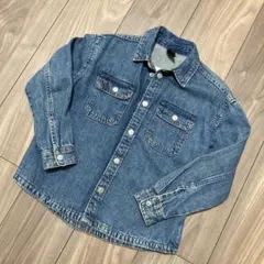 H&M デニムシャツ 長袖 100cm~