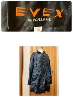 EVEX by KRIZIA スプリングコート ブラック 46のサムネイル