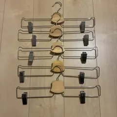 IKEA 木製ハンガー 5本セット