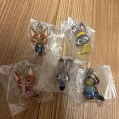 ズートピア2 めじるしアクセサリー　新品未開封　全5種セット　フルコンプリート