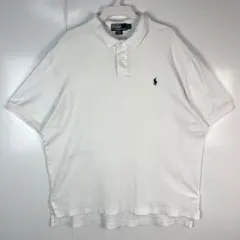 90sラルフローレンPOLORalphLauren半袖ポロシャツワンポイント刺繍