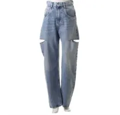 Maison Margiela カットデニム/スラッシュデニム　38 Maison Margiela(メゾンマルジェラ) スラッシュディテール