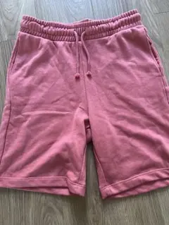 H&M コーラルピンク ハーフパンツ 140cm