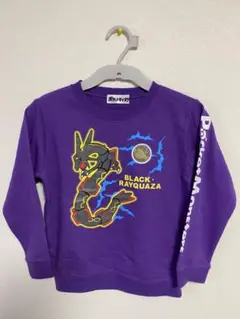 ポケットモンスター ブラックレイカザ トレーナー　120cm