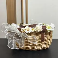 ウェディング　リングピロー　バスケット