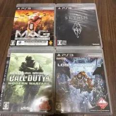 コールオブデューティ4 モダンウォーフェア他PS3ソフト4本セット