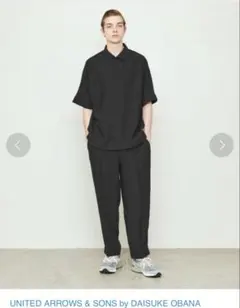 UNITEDARROWS&SONSbyDAISUKEOBANAパンツ　L 黒のサムネイル
