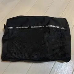 未使用■ジャックバニー ■メッシュ　バッグ　ポーチ　ブラック