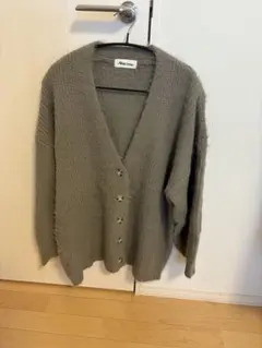 Alna Designグレー Vネック カーディガン