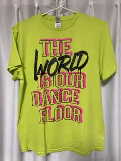 ZUMBA 蛍光グリーン Tシャツ　unisex