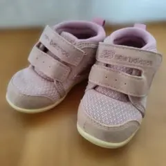 New Balance IO123HDP ベビーシューズ 12cm　ピンク